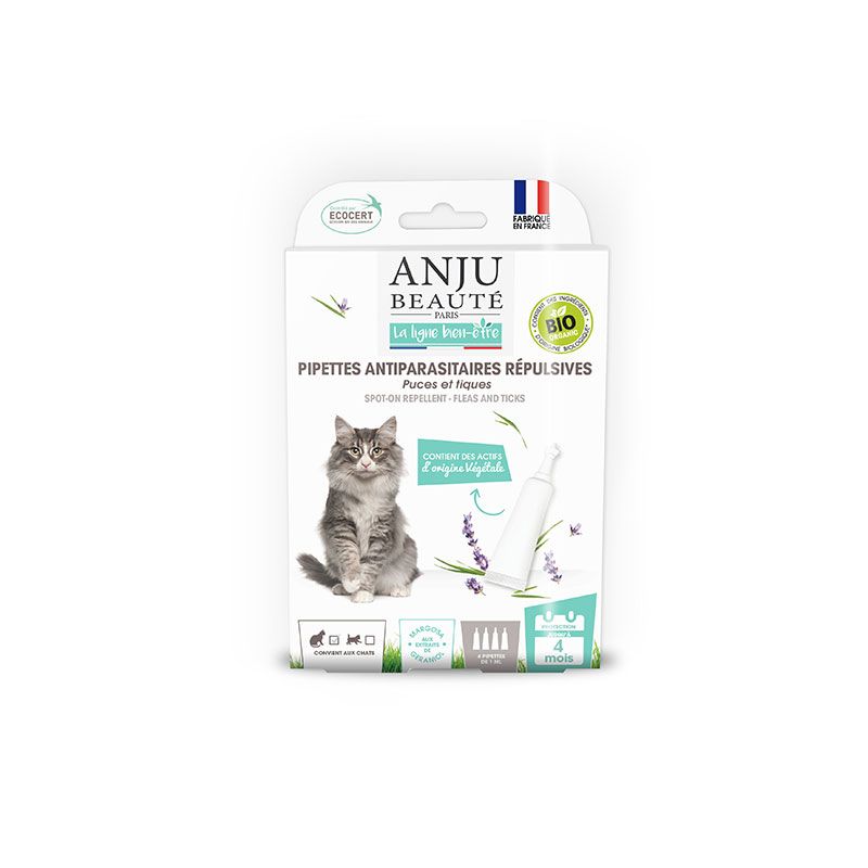 Pipette antiparasitaire chat Ecosoin Bio