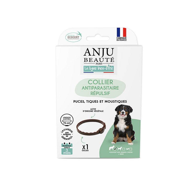 Collier antiparasitaire répulsif grand chien